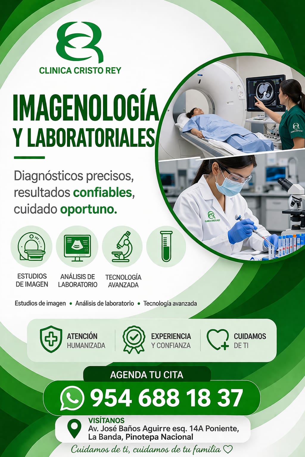 Imagenología y laboratoriales
